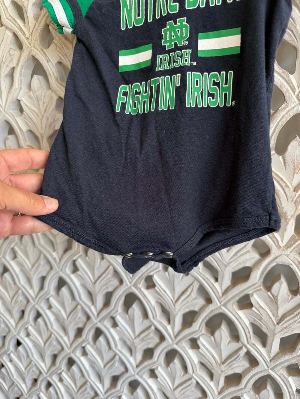 Notre Dame Fighting Irish infant bodysuit, 3-6M - Picture 3 of 6